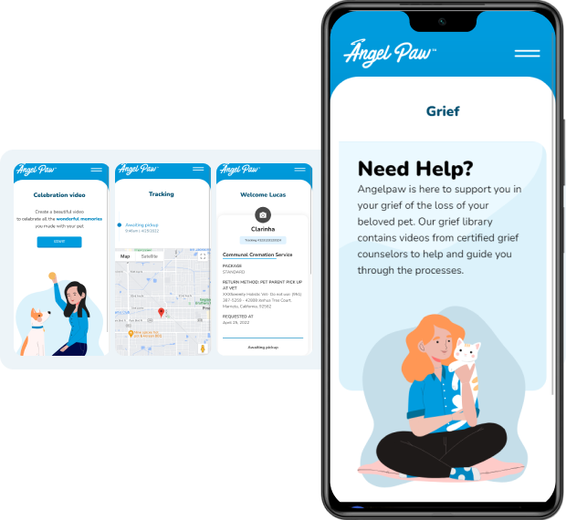 Angelpaw Pet Parent Portal is mobile friendly